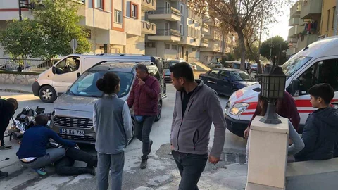 Milas'ta Motosiklet Kazası Meydana Geldi