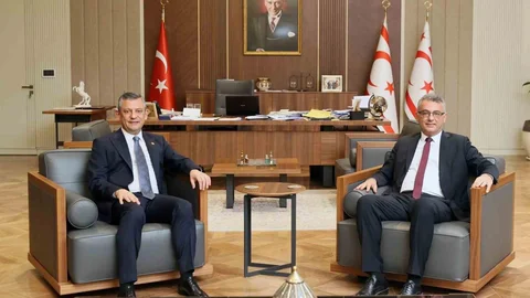 KKTC Cumhurbaşkanı Erhürman, Özel’i kabul etti