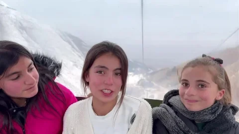 Hayatlarında İlk Gondola Binen Öğrenciler Erzurum'da Heyecan Yaşadı