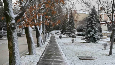 Eskişehir'de Kar Yağışı Sürprizi