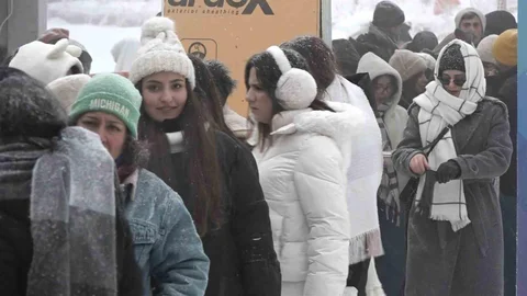 Uludağ'da Kar Yağışı Etkili Oldu