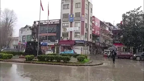 Sakarya'da Kar Yağışı Başladı