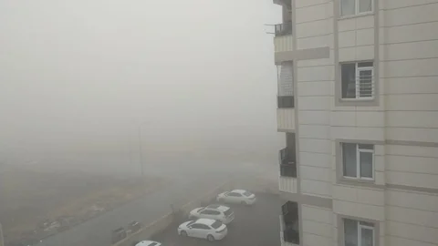 Şanlıurfa'da Etkili Sis ve Yağmur