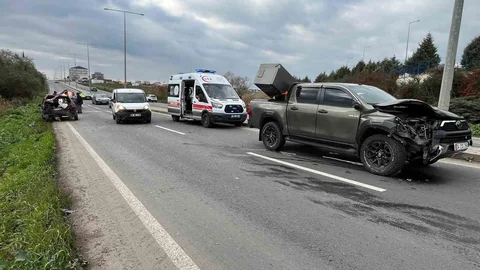 Tekirdağ'da Trafik Kazası Meydana Geldi