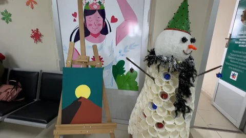 Yüksekova’da Hastaların Ürünleri Sergilendi