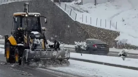 Darende'de Kar Alarmı Verildi