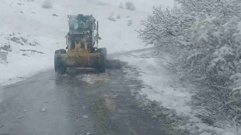 Malatya'da Kar Yağışına Hızlı Müdahale