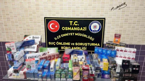 Bursa'da 2 Bin Kaçak Sigara Ele Geçirildi
