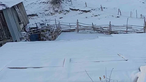 Beypazarı'nda Kar Yağışı Etkili Oldu