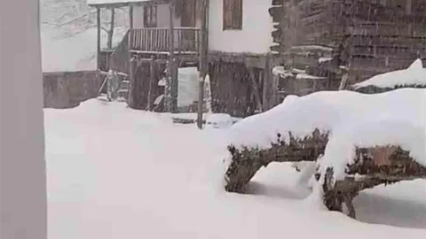 Sinop'ta Kar Yağışı Etkili Oldu