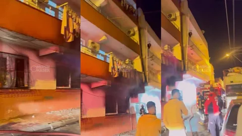 Gündoğdu’da Sabaha Karşı Yangın: Zemin Kat Alevlere Teslim Oldu!