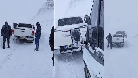 Hakkari'de Kayak Merkezi Yolu Açıldı