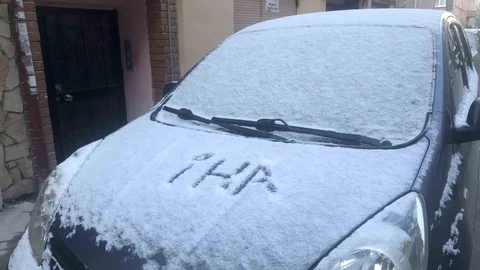 Eskişehir'de Kar Yağışı Etkili Oldu