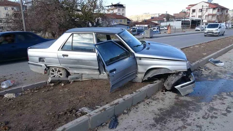 Malatya'da Temizlik Aracıyla Kaza