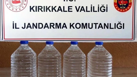Kırıkkale'de Kaçak Alkol Operasyonu