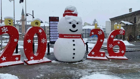 Bolu'da Kar Fırtınası Zorluk Yarattı