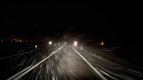 Afyonkarahisar'da Kar Yağışı Başladı