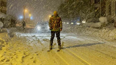 Karabük'te Kar Eğlencesi Başladı