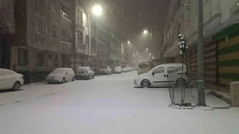 Şanlıurfa'da Kar Yağışı Etkili Oldu