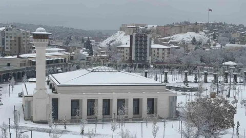 Gaziantep'te Kar Yağışı Etkili Oldu