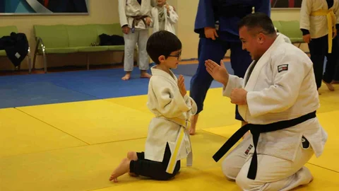 Bilecik'te Judoculara Moral Dolu Antrenman