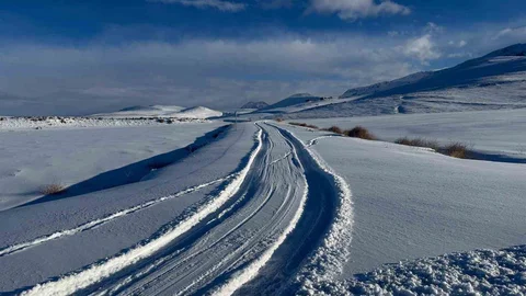 Patnos'ta Karla Mücadele Sürüyor