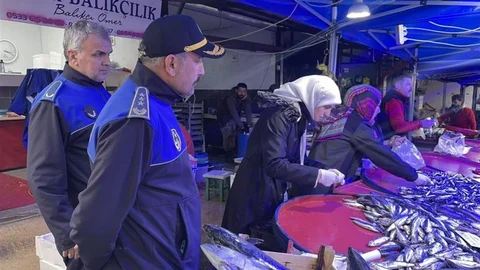 Bilecik'te Balık Tezgâhlarına Denetim Yapıldı
