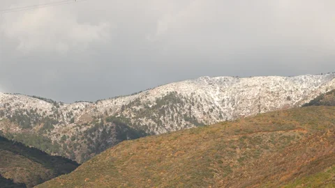 Amanos Dağları Beyaza Büründü