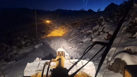 Siirt'te Kar Yağışı Sorun Yarattı