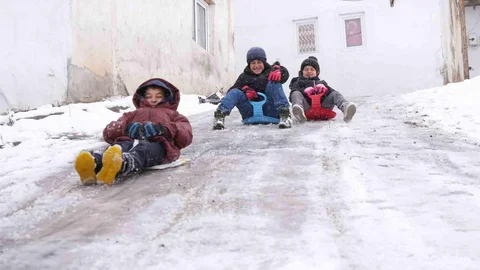 Bayburt'ta Kış Eğlencesi