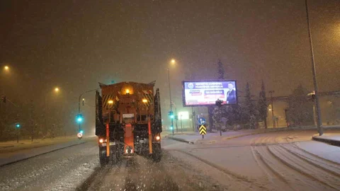 Şanlıurfa'da Karla Mücadele Çalışmaları