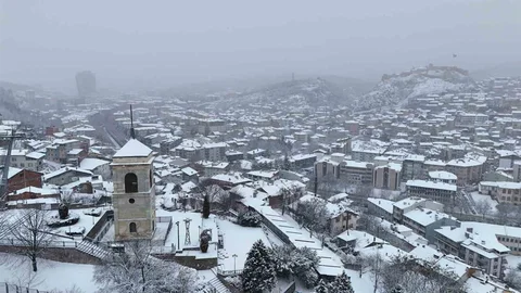 Kastamonu Beyaza Büründü: Kartpostallık Manzaralar Ortaya Çıktı