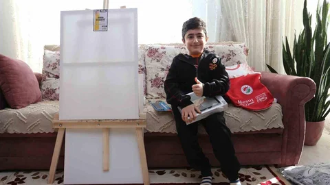 Genç Ressamın Hayalleri Gerçek Oluyor