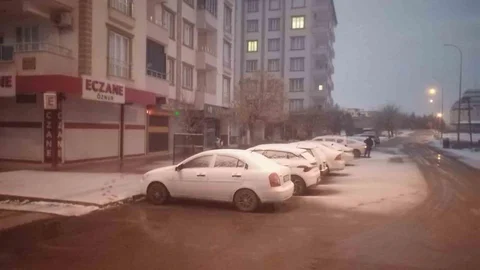 Yavuzeli'nde Kar Yağışı Etkili Oldu