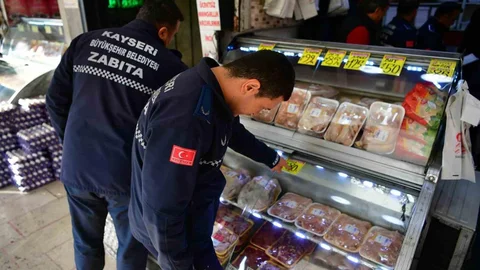 Kayseri'de Zabıta Denetimi Gerçekleşti