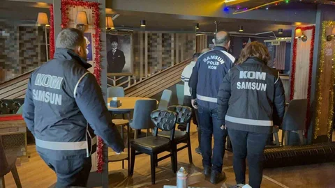 Samsun’da Yılbaşı Öncesi İçki Denetimi Yapıldı