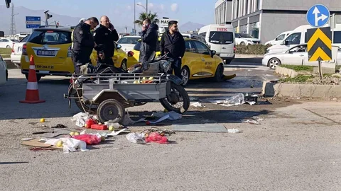 Kahramanmaraş’ta Taksi ve Motosiklet Kazası