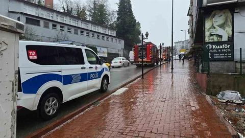 Zonguldak'ta Sağlık Ocağı'nda Yangın Korkusu