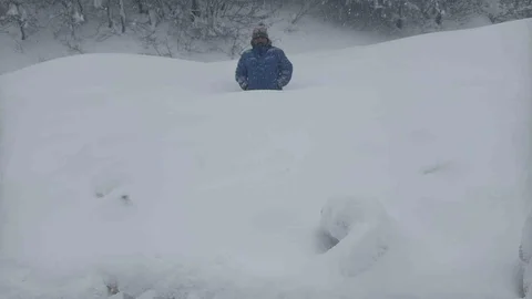 Karabük-Bartın Yolunda Kar Yağışı Etkili Oldu