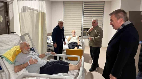 Erzincan'da Vali Aydoğdu Hastane Ziyareti