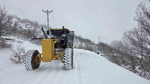 Elazığ'da Köy Yolları Yeniden Açılıyor