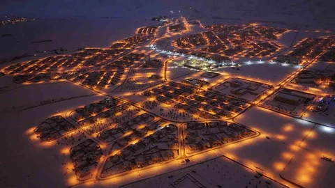 Tarihi Hasankeyf'te Kartpostallık Kar Manzaraları