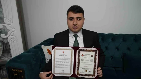 Mehmet Can Hafızlık Eğitimini Tamamladı