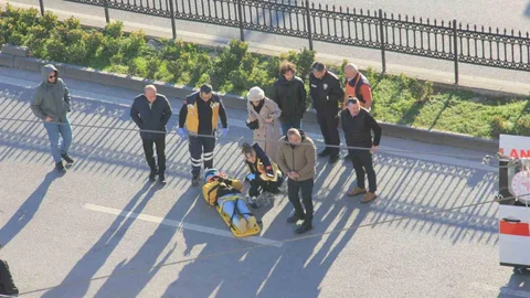 Samsun'da Motosiklet Kazası