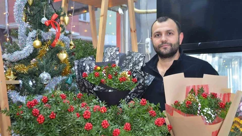 Bilecik'te Yılbaşı Çiçek Satışı Artıyor