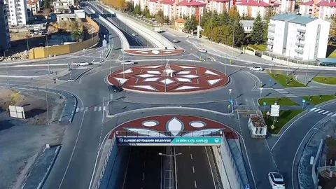 Kayseri'de Kavşak Peyzajı Çalışmaları