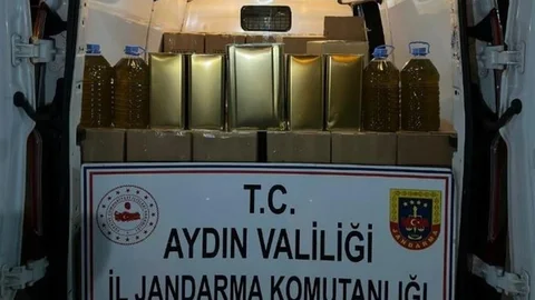 Nazilli'de Kaçak Zeytinyağı Ele Geçirildi