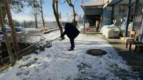 Düzce'de Dronlu Muhtar Aktif Çalışmalar Yapıyor