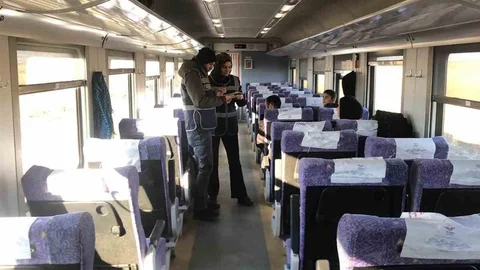 Yerköy'de Güney Ekspres Treni Denetlendi