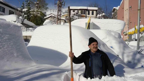 Kastamonu'da Kar Yağışı Etkisini Gösterdi